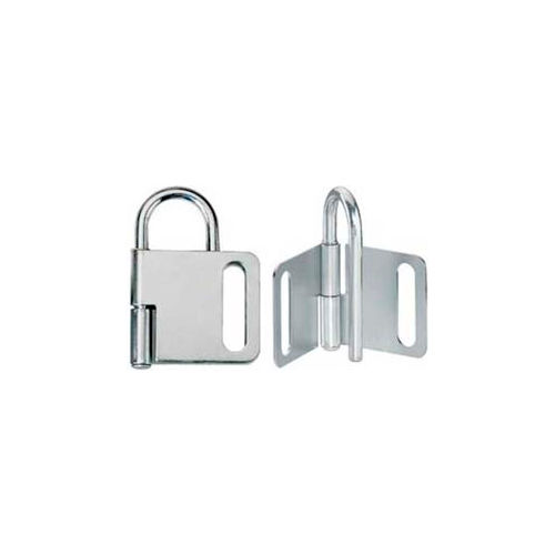 Master Lock® Lockout Hasp, Heavy Duty Steel, Pry Proof, 1" Jaw Dia. X 2-3/8"W X 3-1/4"L