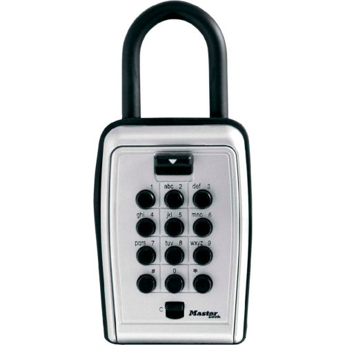 Master Lock&#174; No. 5422D Push Button Portable Lock Box - Set-Your-Own Combination