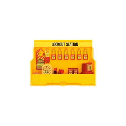 Master Lock&#174; Lockout Station, Electrical Focus, Zenex&#153; Thermoplastic Padlocks, S1850E410