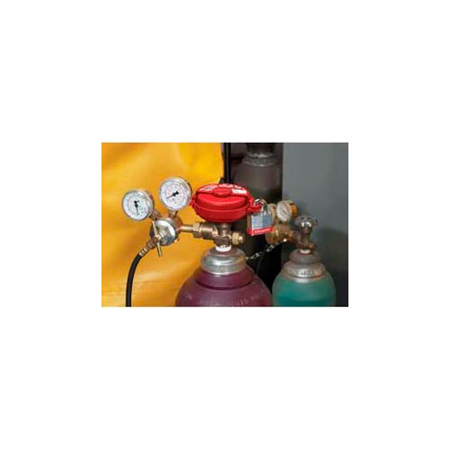 Master Lock® Pressurized Gas Valve Lockout, Use For Up To 3" Dia. Valves