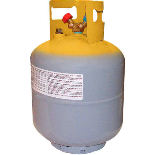 Mastercool&#174; 63010 50 lb D.O.T.  Refrigerant Recovery Tank Without Float Switch 1/4&quot; FL-M