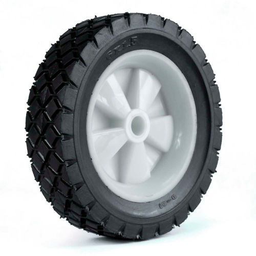 Martin Wheel Light Duty Plastic Wheel 615P-OF - 6 x 1.50 - 1-3/8" Offset Hub 1/2" Bore Diamond Tread