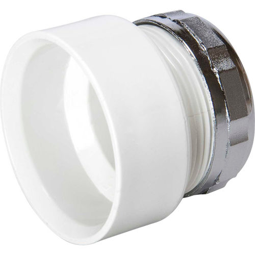 Mueller 06376 11/2 In. PVC Trap Adapter Female W/Chrome Nut & Washer