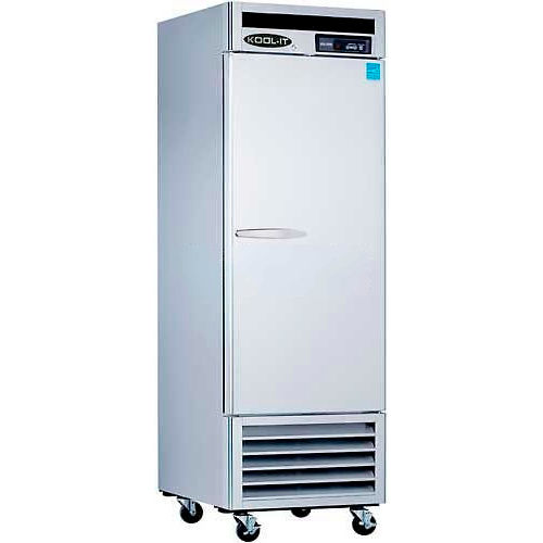 Kool-It Reach-In Freezer, Bottom Mount Compressor, Solid Door,  20.5 Cu.Ft., Stainless Steel