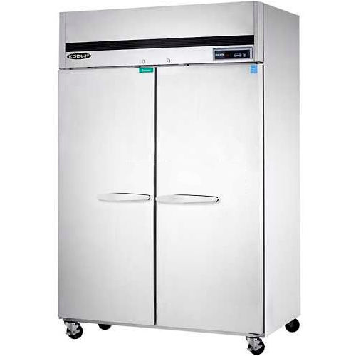 Kool-It Reach-In Freezer, Top Mount Compressor, 2 Solid Doors, 44.7 Cu.Ft., Stainless Steel