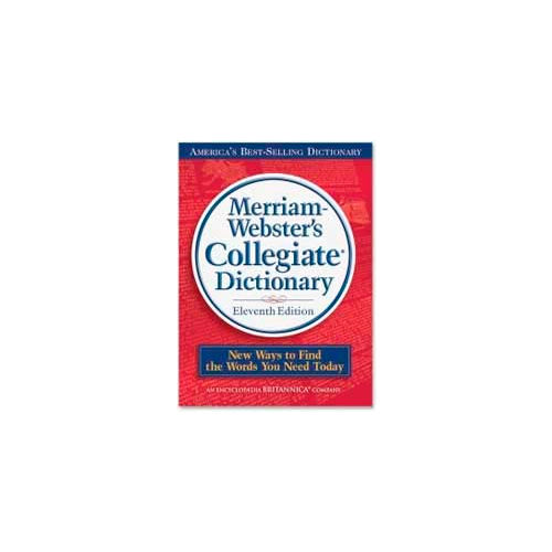 Merriam-Webster Collegiate Dictionary, 11th Edition, 1 Each