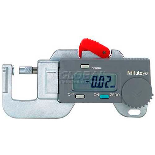 Mitutoyo 700-118 0-.50&quot; / 0-12.7MM Digimatic Compact  Digital Thickness Gage 