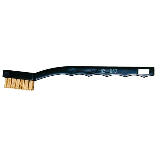 Toothbrush-Style Brass Detail Scratch Brush - Min Qty 66