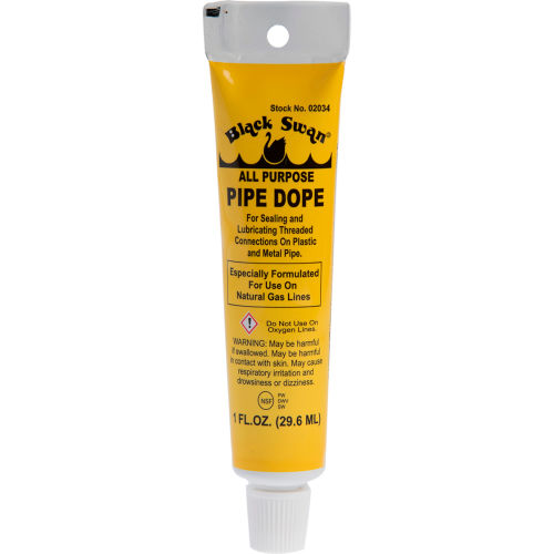 Black Swan All Purpose Pipe Dope, 1 Fl. Oz. Tube Pkg Qty 12