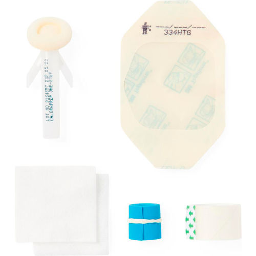 Medline IV Start Kit w/ ChloraPrep & Tegaderm Securement Dressing, 100 Pack