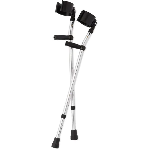 Medline Guardian Forearm Crutches, Aluminum, Youth