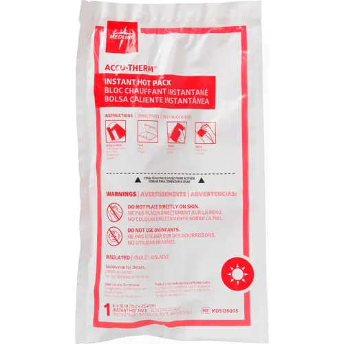 Medline Accu Therm® Insulated Instant Hot Packs, 10