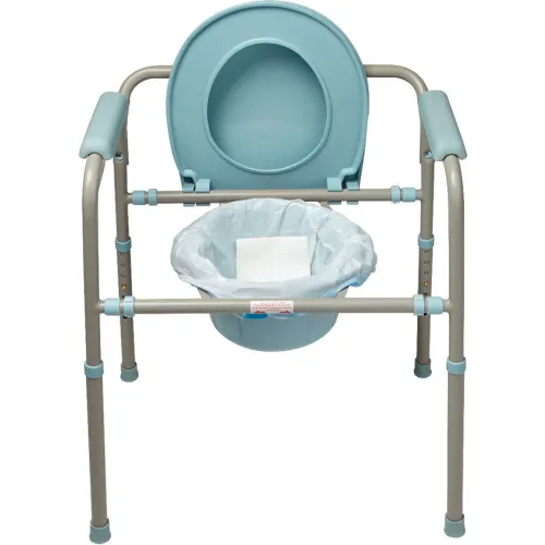 Medline Commode Liners w/ Absorbent Pad, 12 per Box/6 Boxes per Case