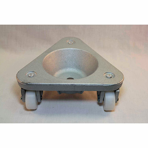 Bond® Cast Iron Triangular Cup Dolly 2127 - UHMW PE Wheels - 450 Lb. Capacity