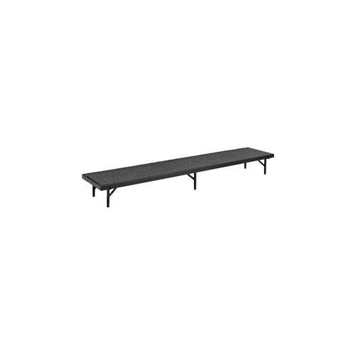 Riser Straight with Carpet - 96"L x 18"W x 32"H - Grey