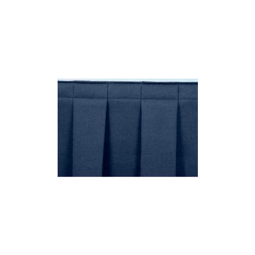 4'L Box-Pleat Skirting for 16&quot;H Stage - Blue