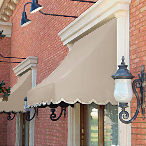 Awntech NT22-7L Window/Entry Awning 7-3/8'W x 2-9/16'H x 2'D Linen