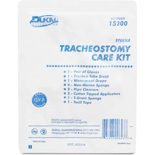 Dukal Tracheostomy Care Kit, Sterile, 20/Case
