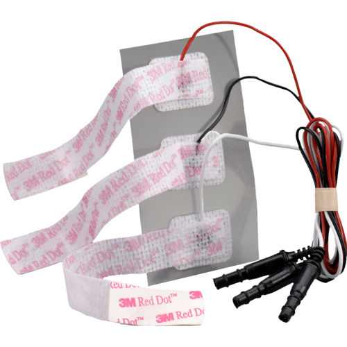 3M™ Red Dot ECG Monitoring Electrodes, 0.9" x 0.7", Neonatal, Limb Band