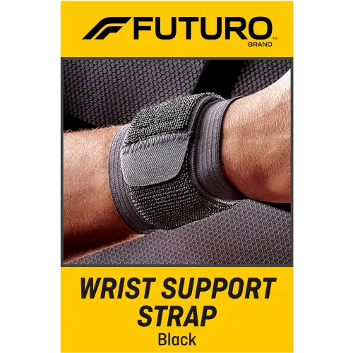 FUTURO™ Wrist Support Strap, Adjustable, Black, 3/PK, 8 PK/Case