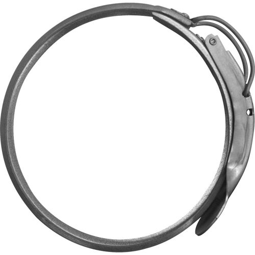 Nordfab QF Clamp With Pin, 10&quot; Dia, Galvanized Steel