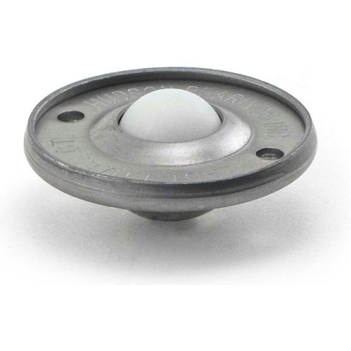 Hudson 5/8" Nylon Ball Carbon Steel Low Profile Flying Saucer Ball Transfer