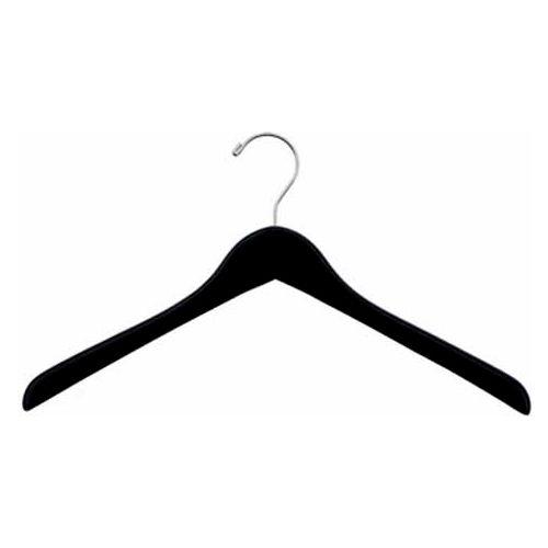 NAHANCO 1217CH Jacket Hanger-Concave, 17&quot;L, Wood-BK, Pkg Qty 100