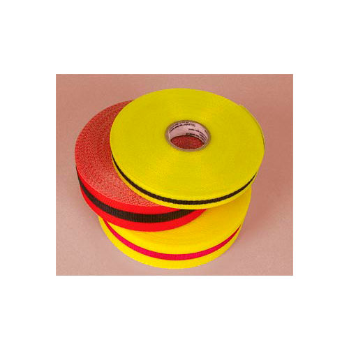 Webbed Barrier Tape - Magenta/Yellow - 3/4&quot;W