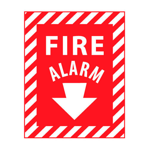 Fire Safety Sign - Fire Alarm - Aluminum