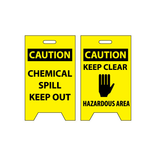 Floor Sign - Caution Chemical Spill Keep Out
