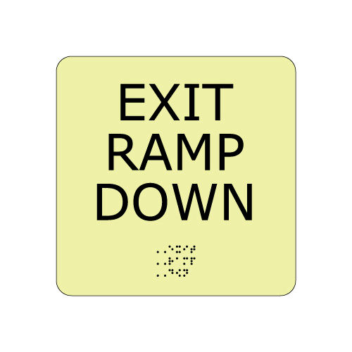 Glow Braille - Exit Ramp Down