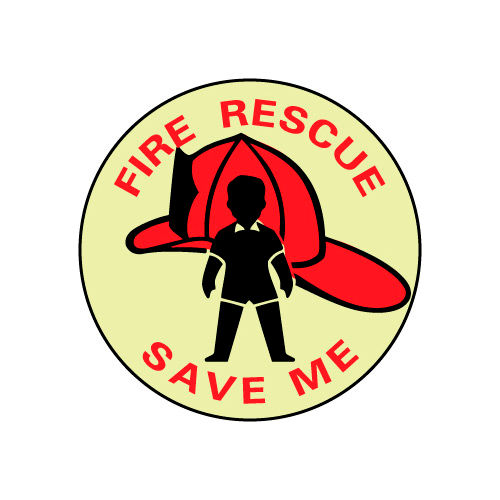 Glow Sign Vinyl - Fire Rescue