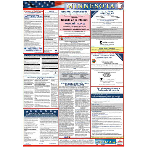 Labor Law Poster Minnesota Spanish