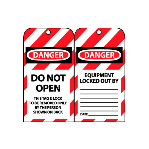 Lockout Tags - Do Not Open