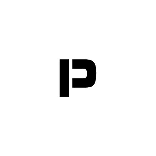 Individual Character Stencil 8" - Letter P