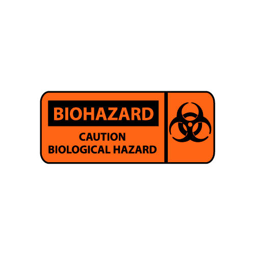 Pictorial OSHA Sign - Plastic - Biohazard Caution Biological Hazard