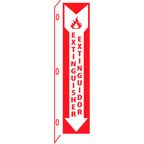 Fire Flange Sign - Bilingual - Extinguisher Extinor