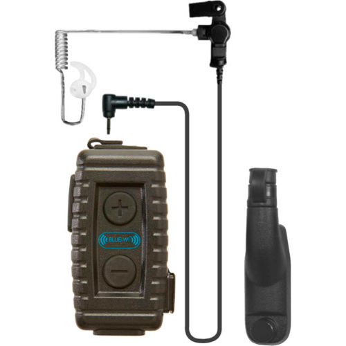 Ear Phone Connection Nighthawk Bluetooth Lapel Microphone for Motorola