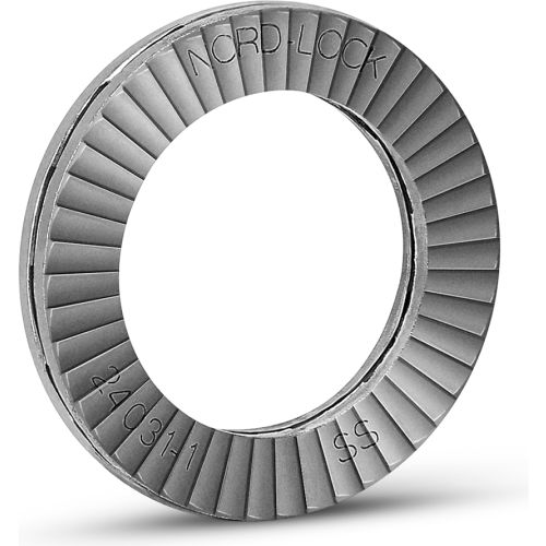 NordLock 1094 Wedge Locking Washer 316 Stainless Steel M10 Pkg
