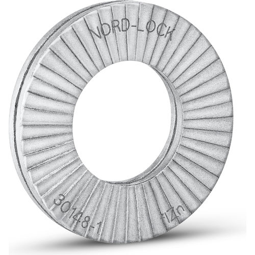 Nord-Lock 1236 Wedge Locking Washer - Carbon Steel - Zinc - M8 (5/16&quot;) - Large O.D. - Pkg of 200