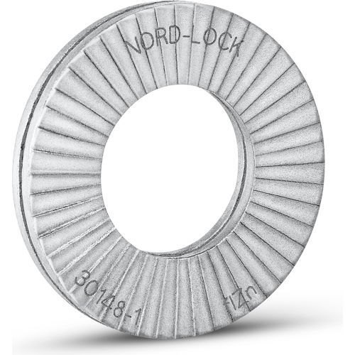 Nord-Lock 2145 Wedge Locking Washer - Carbon Steel - Zinc Coated - 3/8" - Large O.D. - Pkg of 200