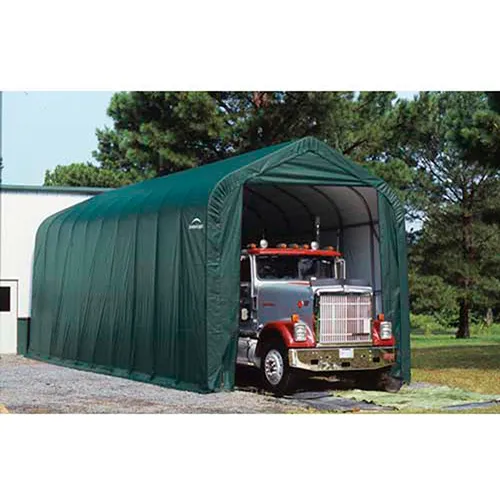 ShelterLogic 95351 Peak Style Shelter 14 x ft. 20 x ft. 12 ft. Green