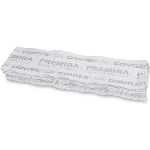 Contec® Laundry-Free™ Premira® II Disposable Microfiber Pads, 5" x 19", 240 Pads/Case