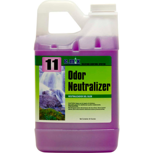 #11 e.mix Odor Neutralizer, Pleasant/Floral, 64 oz. Bottle, 4 Bottles