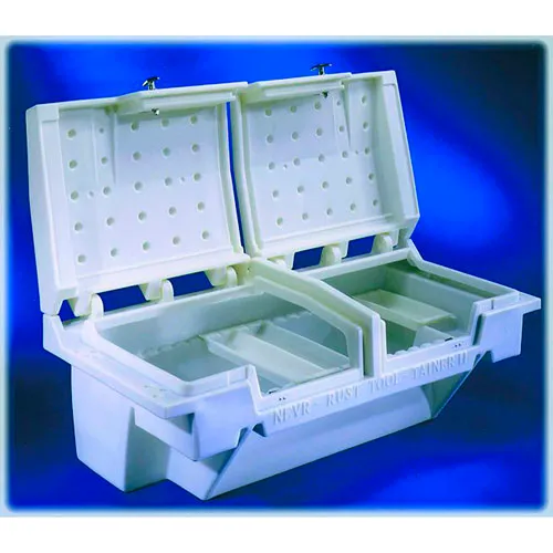 Tinax Heavy Duty Plastic Empty Tool Box with Tray/Compartments (14 inch  Tool Box) : : Home Improvement