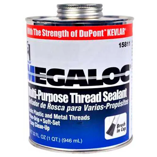 Hercules 15808 Megaloc Thread Sealant Screw Cap With Brush 16 oz