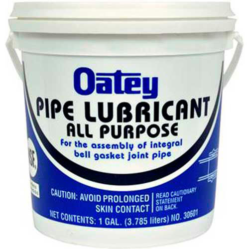 Oatey 30601 Pipe/Gasket Lubricant 1 Gallon Pkg Qty 4
