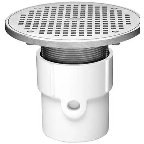 Oatey 2-in or 3-in PVC General-purpose Drain with Round Stainless