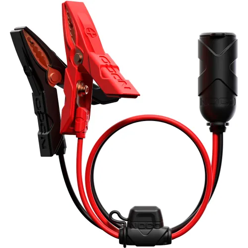 NOCO® 12V Plug Socket with Battery Clamps, 16 AWG, 18-1/2