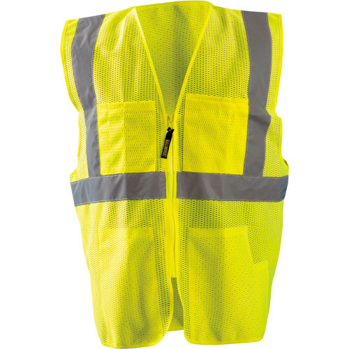 Occunomix Classic Mesh Surveyor Vest Class 2 Hi Vis Yellow Sm Lux Ssgcs Ysm 4025